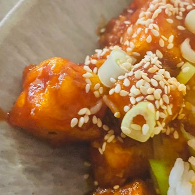 glazed tofu 